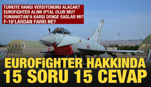 Eurofighter hakkında 15 soru 15 cevap