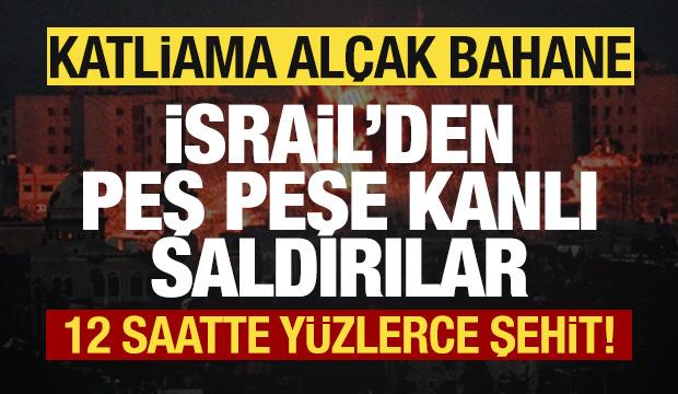 İsrail ateşkesi yeniden ihlal etti! Peş peşe kanlı saldırılar! Katliama alçak bahane