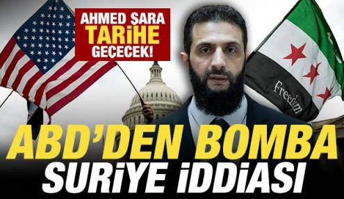 Son dakika: ABD'den bomba Suriye iddiası! Şara tarihe geçecek