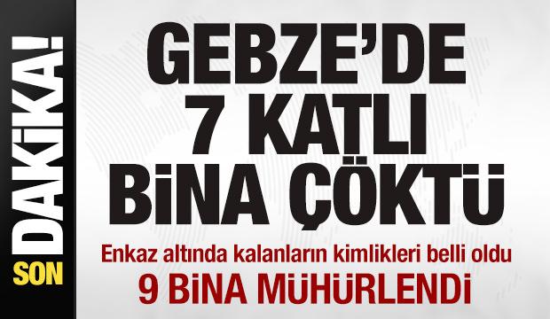 Son dakika: Gebze'de 7 katlı bina çöktü! Enkaz altında kalanlar için zamanla yarış
