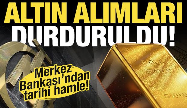 Tarihi adım! Merkez Bankası altın satın alımını durdurdu! Makas aralığı azalacak...