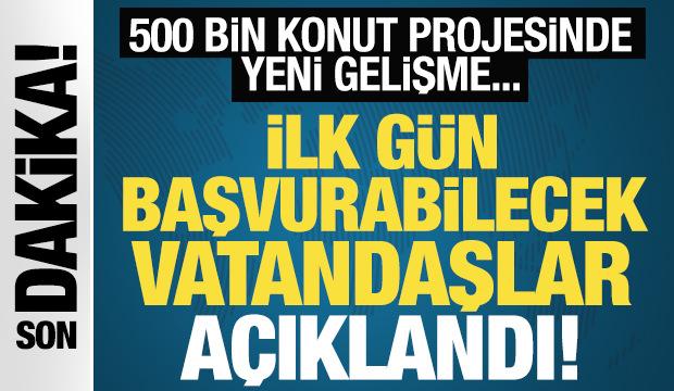 500 bin sosyal konut projesinde yeni detay! İşte başvurabilecek vatandaşlar...