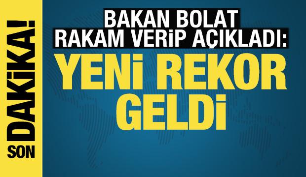 Ekim ayı ihracatında rekor! Bakan Bolat: 24 milyar dolara ulaştı