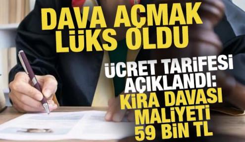 Dava açmak lüks oldu! Kira davası maliyeti 59 bin liraya çıktı