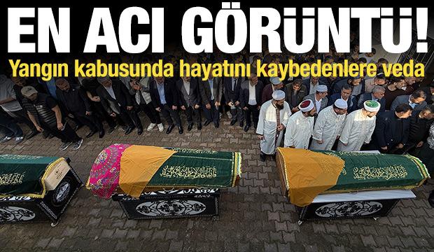 En acı görüntü: Kocaeli'deki faciada hayatını kaybedenler son yolculuğuna uğurlandı!