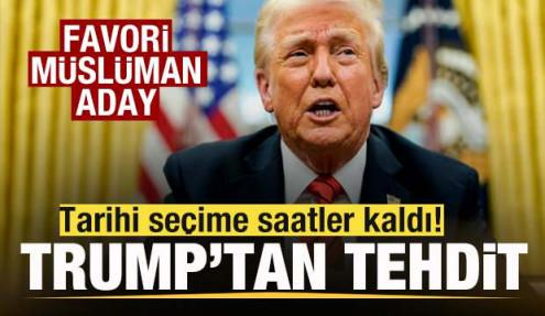 Favori Müslüman aday Zohran Mamdani! Tarihi seçime saatler kaldı! Trump'tan tehdit!