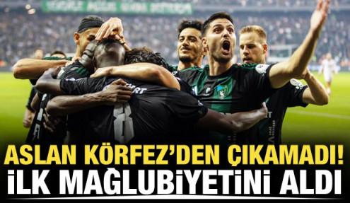 Aslan Körfez'den çıkamadı! İlk mağlubiyetini yaşadı