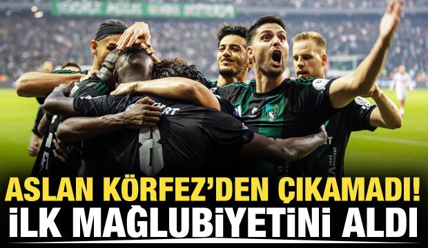 Aslan Körfez'den çıkamadı! İlk mağlubiyetini yaşadı