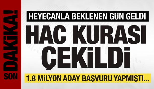 1.8 milyon aday başvuru yapmıştı... 2026 yılı hac kurası çekildi!