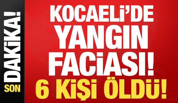 Kocaeli'de parfüm deposunda yangın: 6 kişi öldü!