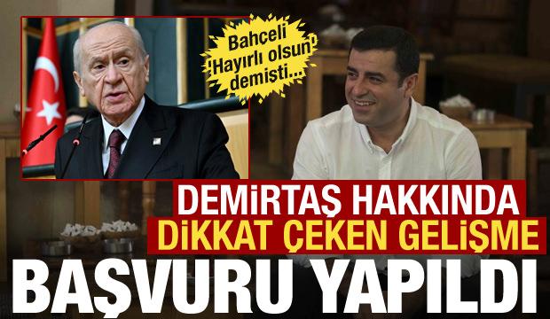 Selahattin Demirtaş hakkında peş peşe açıklama: Tahliyesi için başvuru yapıldı!