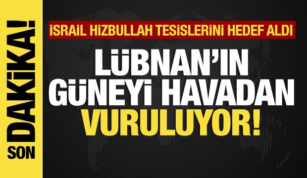 Son dakika...  İsrail'den Lübnan saldırısı! Hizbullah tesisleri hedef alındı!