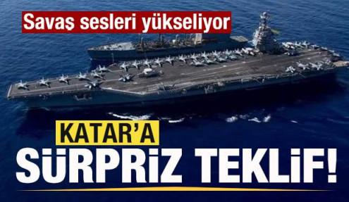 Son dakika: Savaş sesleri yükseliyor! Katar'a sürpriz teklif!