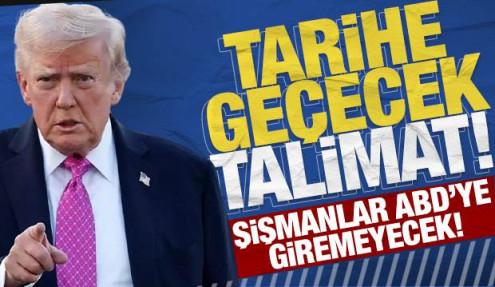 Trump'tan tarihe geçecek talimat: Şişmanlar ABD vizesi alamayacak!