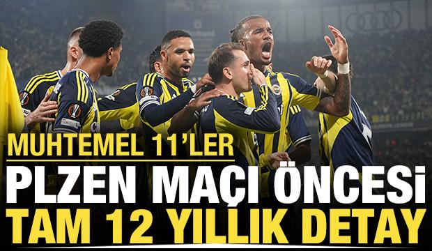 Viktoria Plzen - Fenerbahçe | Muhtemel 11'ler