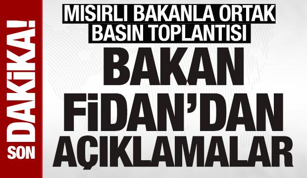 Bakan Fidan'dan Gazze açıklaması: 'Yasal ve siyasi çerçeve belirlenmeli'