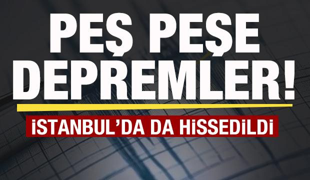 Balıkesir'de peş peşe depremler! İstanbul'da da hissedildi! AFAD'dan son dakika açıklaması