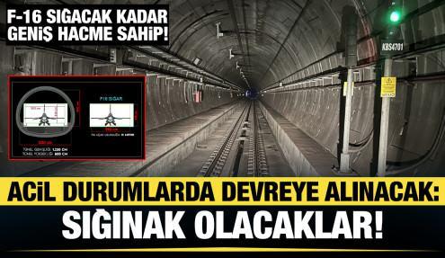 Bu tünellere F-16 sığabiliyor! Acil durumlarda sığınak olacaklar
