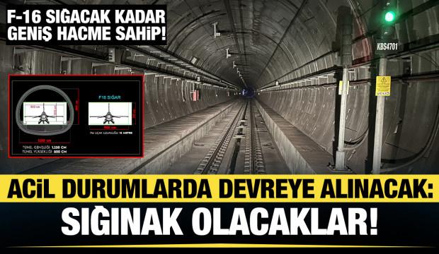 Bu tünellere F-16 sığabiliyor! Acil durumlarda sığınak olacaklar