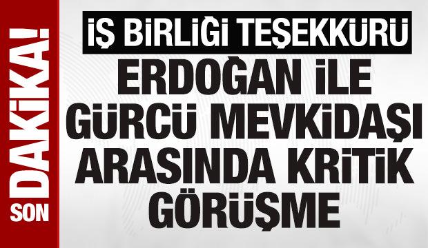 SON DAKİKA: Cumhurbaşkanı Erdoğan, Gürcistan Cumhurbaşkanı ile görüştü