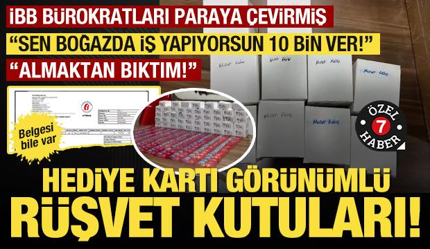 İBB’de bu da olmuş: Hediye kartı görünümlü imar rüşveti! Kutu kutu ele geçirildi