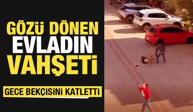 Kaş'ta kan donduran anlar! Gözü dönmüş evlat gece bekçisini katletti