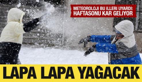 Meteoroloji uyardı: Hafta sonu kar geliyor! 