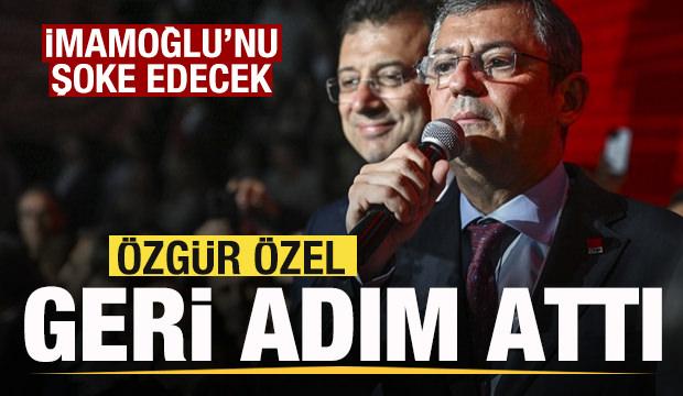 Özgür Özel'den geri adım! İmamoğlu'nu şoke edecek gelişme!
