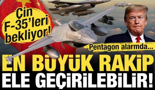 Pentagon alarmda! Çin, F-35'leri bekliyor! En büyük rakip ele geçirebilir...
