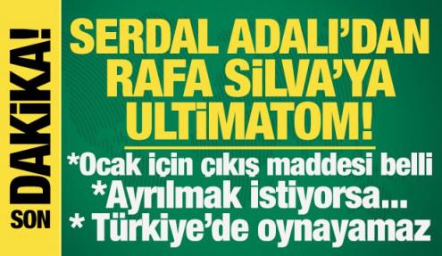 Rafa Silva konusunda gerçekler ortaya çıkıyor! Serdal Adalı'dan ultimatom
