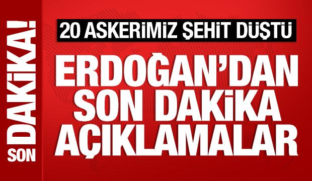 Son Dakika: Cumhurbaşkanı Erdoğan'dan önemli mesajlar