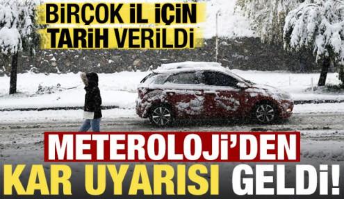 Son dakika: Ve Meteoroloji'den kar uyarısı geldi! 8 il için tarih verildi...