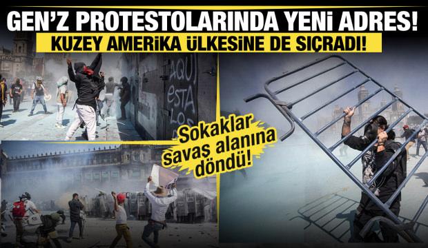 Z kuşağı protestolarında yeni adres! Kuzey Amerika ülkesine de  sıçradı!