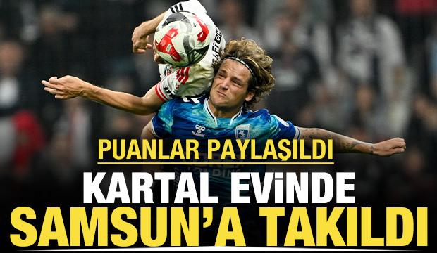 Kartal evinde Samsun'a takıldı: Puanlar paylaşıldı