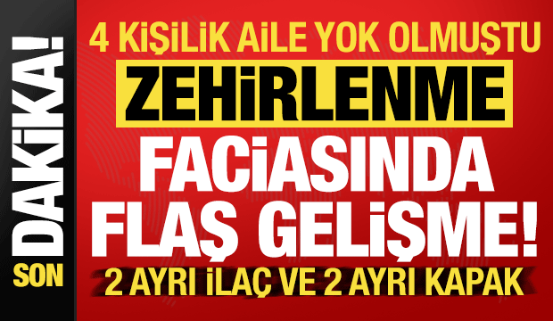 Böcek ailesinin zehirlenmesi ile ilgili flaş gelişme! 2 ayrı ilaç ve 2 ayrı kapak...