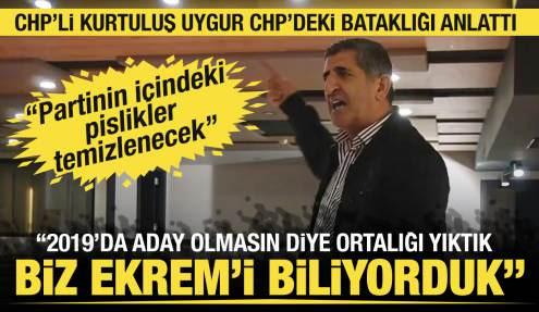 CHP'li Kurtuluş Uygur: Ekrem'i zaten biliyorduk, 2019'da olmaz diye ortalığı yıktık