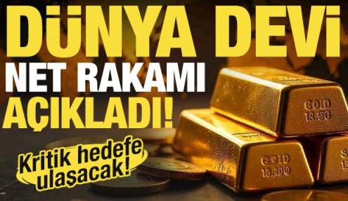 Dünya devi net rakamı verdi! 'Altın fiyatları daha da yükselecek!'