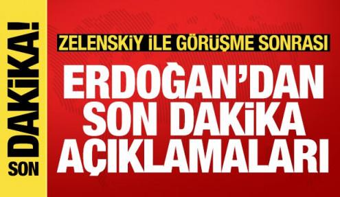 Erdoğan ile Zelenskiy'den ortak açıklama: Türkiye'nin diplomasi gücüne güveniyoruz