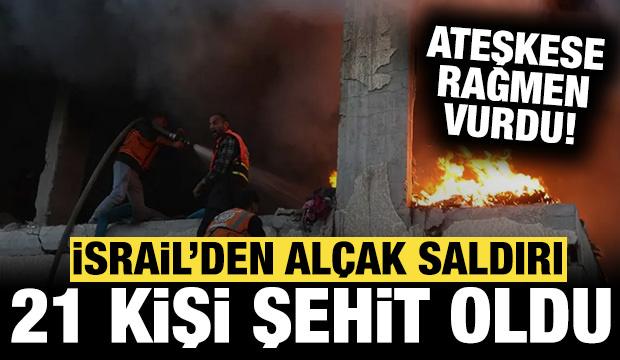 İsrail'den alçak saldırı: 21 Filistinli şehit oldu