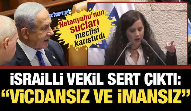 İsrailli vekilden Netanyahu'ya: Ülkeyi suç örgütü gibi yönetiyorsun!