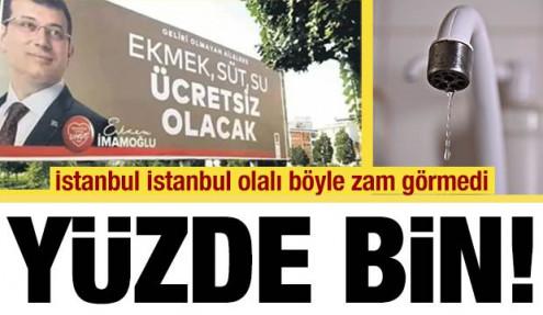 İstanbul’da ‘4 TL çok yüksek’ denilen su fiyatlarında 6 yılda rekor seviye!