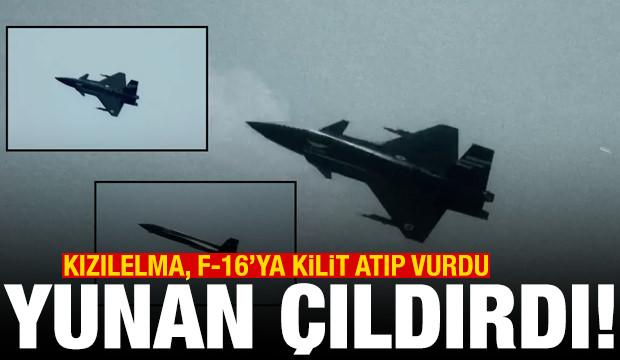 Kızılelma, F-16'ya kilit atıp vurdu; Yunan çıldırdı!