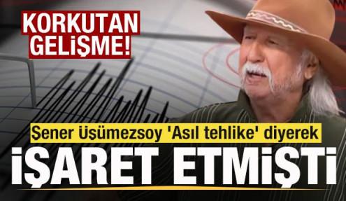 Deprem uzmanı Şener Üşümezsoy 'Asıl tehlike' diyerek işaret etmişti! Korkutan görüntü