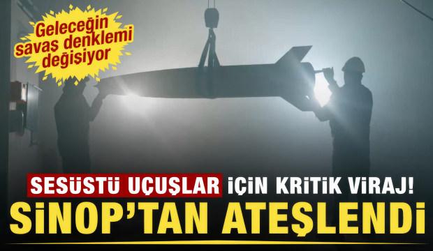 Sesüstü uçuşlar için kritik viraj aşıldı! İlk görüntüler Sinop'tan geldi