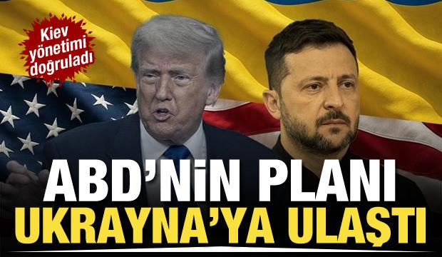 Ukrayna duyurdu: ABD'nin taslağı Zelenskiy'e ulaştı 