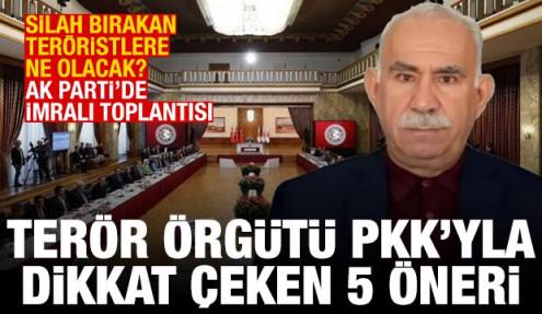 AK Parti'de İmralı toplantısı! PKK'yla ilgili dikkat çeken 5 öneri