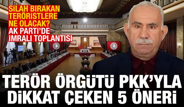 AK Parti'de İmralı toplantısı! PKK'yla ilgili dikkat çeken 5 öneri