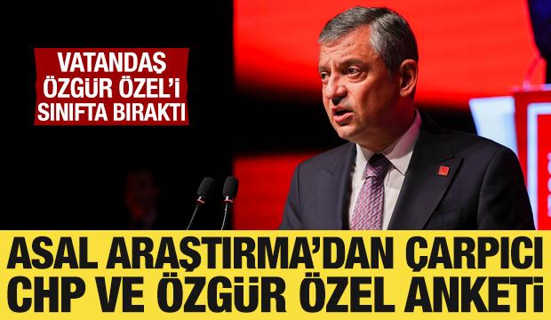 Asal Araştırma'dan çarpıcı CHP ve Özgür Özel anketi! 