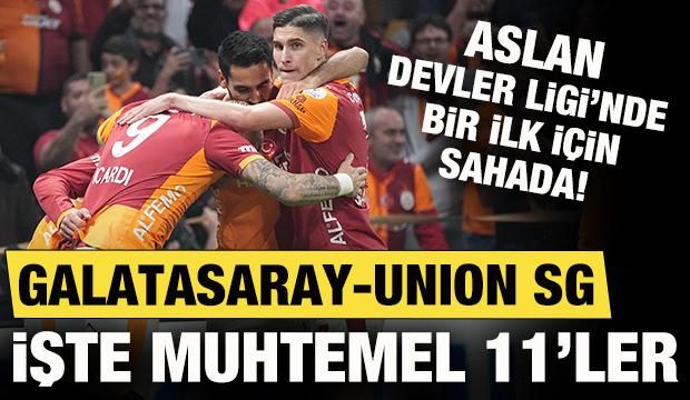 Aslan Devler Ligi'nde ilk için sahada! G.Saray - Union Saint-Gilloise! Muhtemel 11'ler