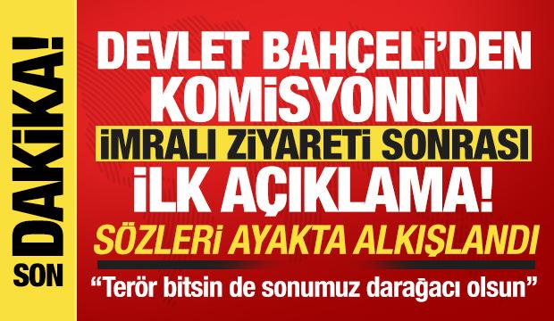 Bahçeli'den komisyonun İmralı ziyareti sonrası ilk açıklama! 'Türkiye tarihi eşikte' 